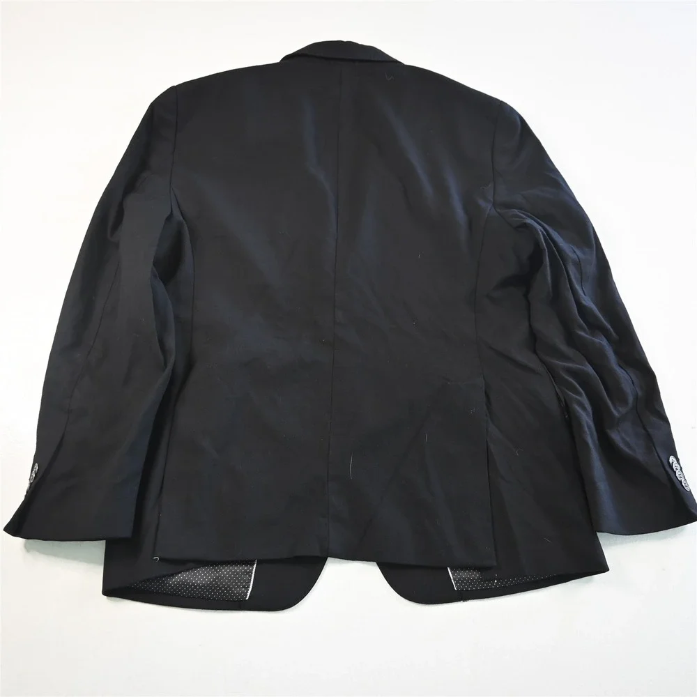 Joseph Abboud 42S Black Super 120s Wool Slim Mens Blazer Suit Jacket Sport Coat